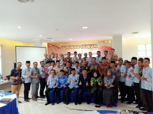 Seminar Hukum dengan Tema Netralisasi ASN Dalam Proses Pemilihan Kepala Daerah di tinjau dari Sistem
